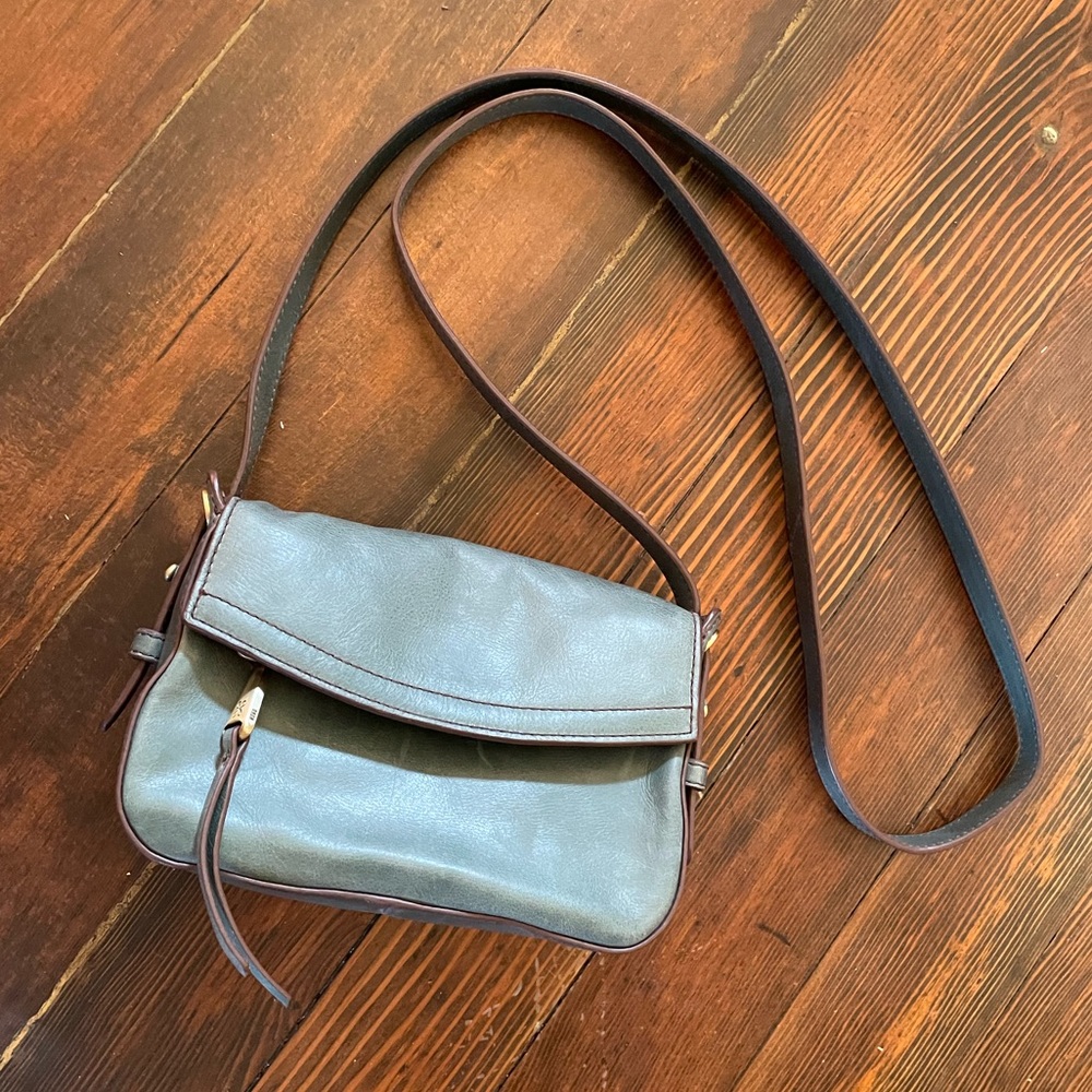 HOBO green fern messenger bag